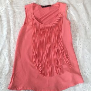 Zara basic sleeveless blouse